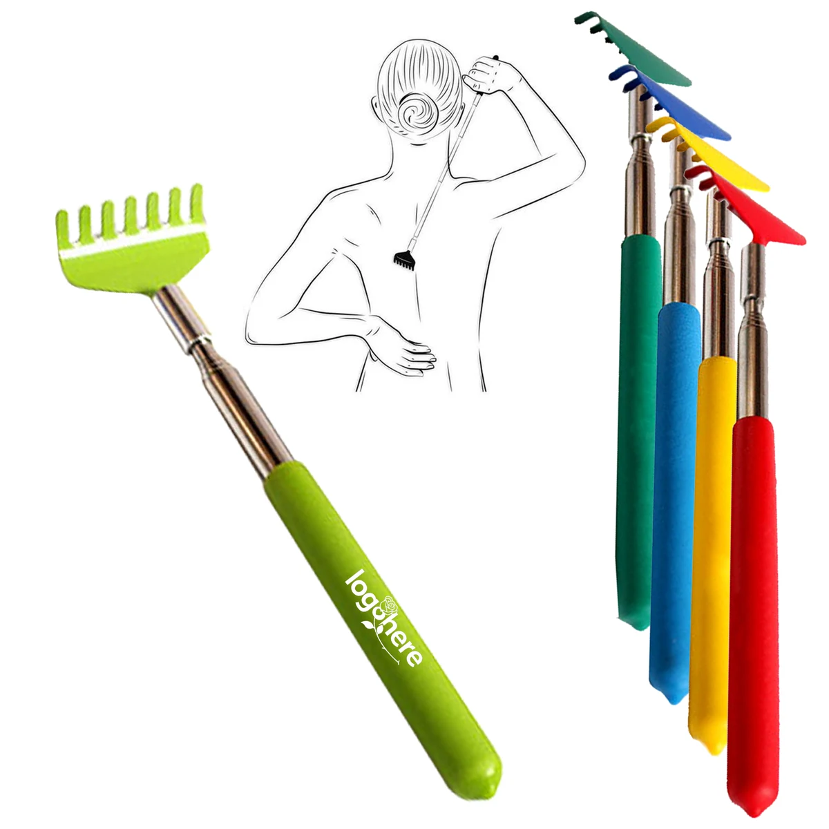 Extra Long Retractable Back Scratcher 1