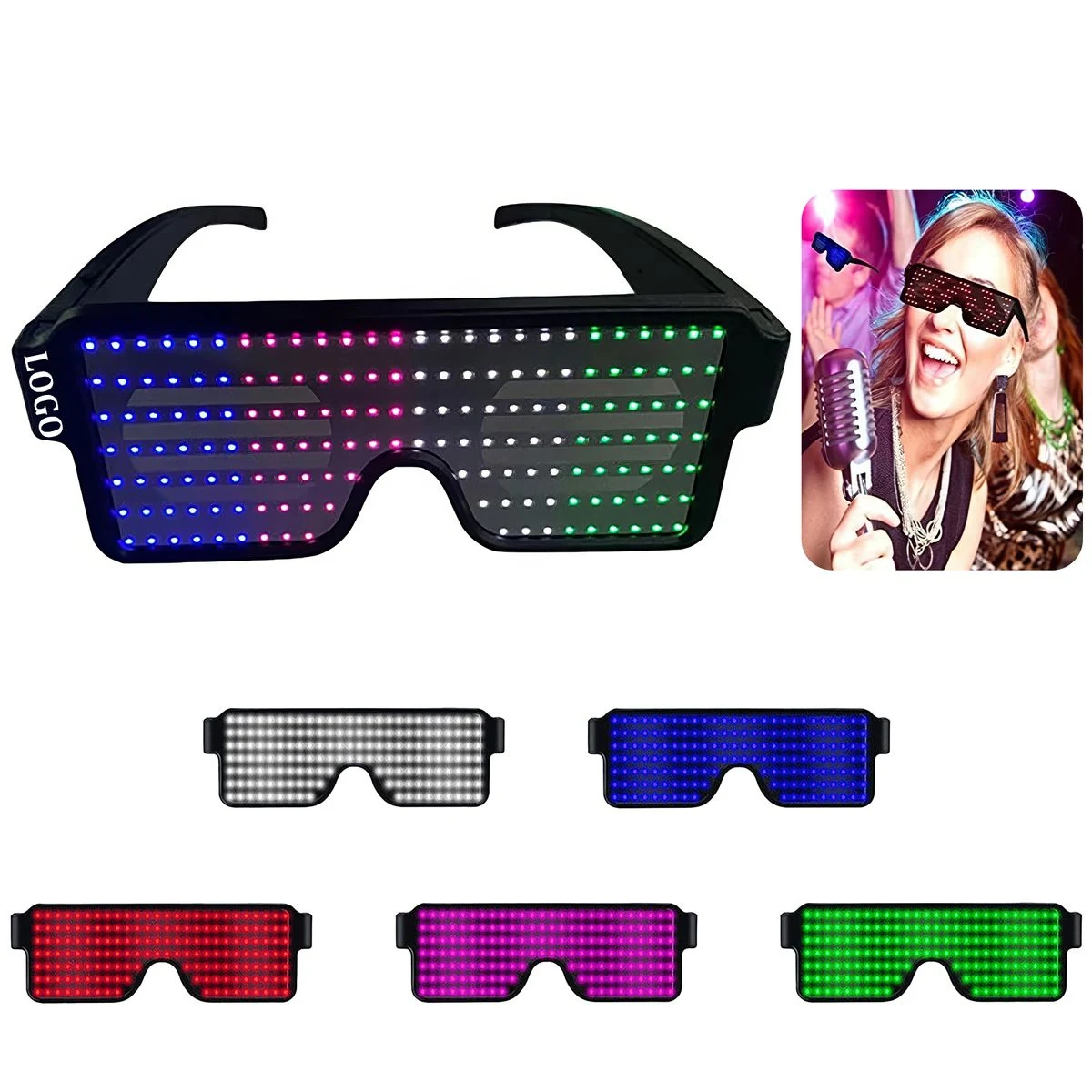 LED Glowing Glasses 1