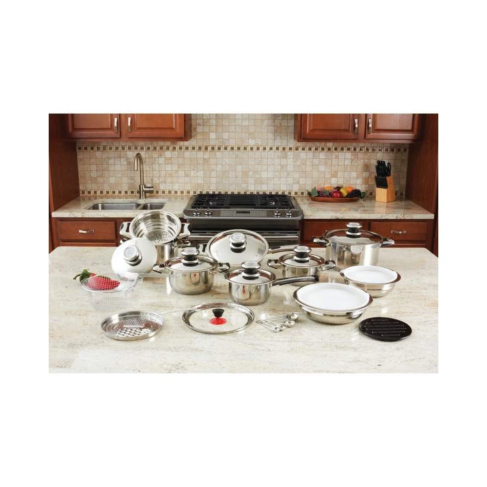 Cookware Sets - 28 piece Stainless Steel 1