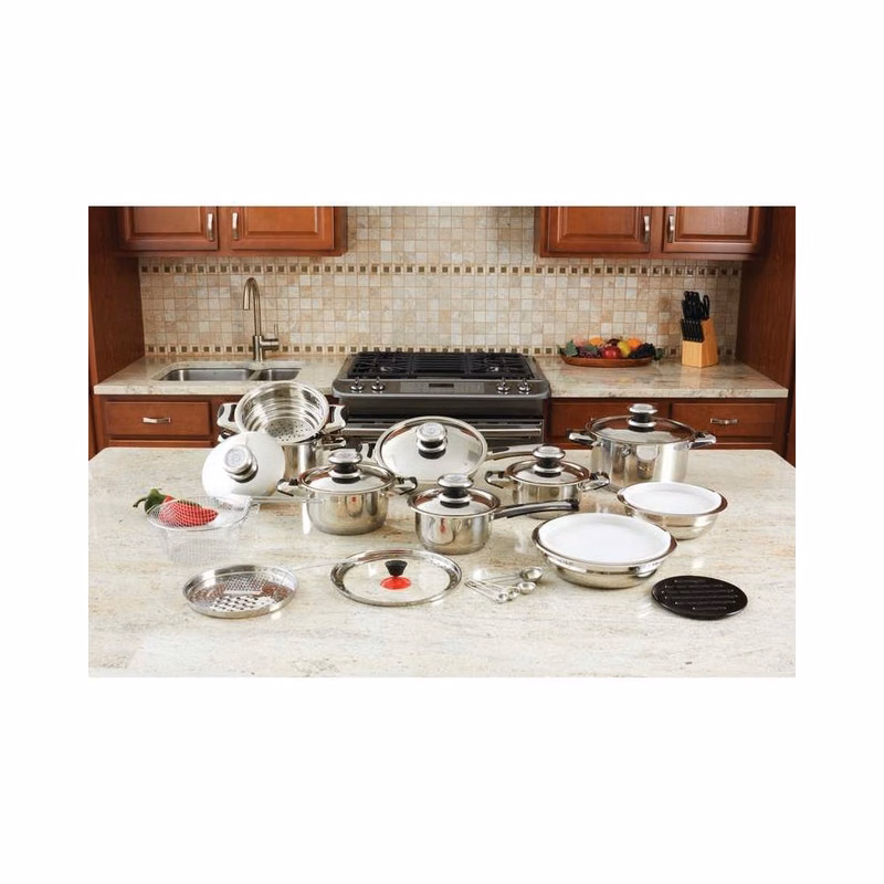 Cookware Sets - 28 piece Stainless Steel