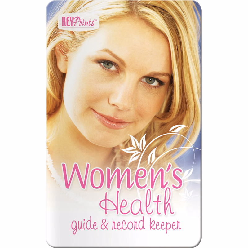 Key Points - Women's Health Guide and Record Keeper