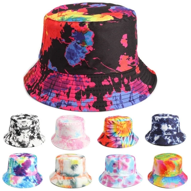 New Folding Double-sided Cotton Bucket Hat 1