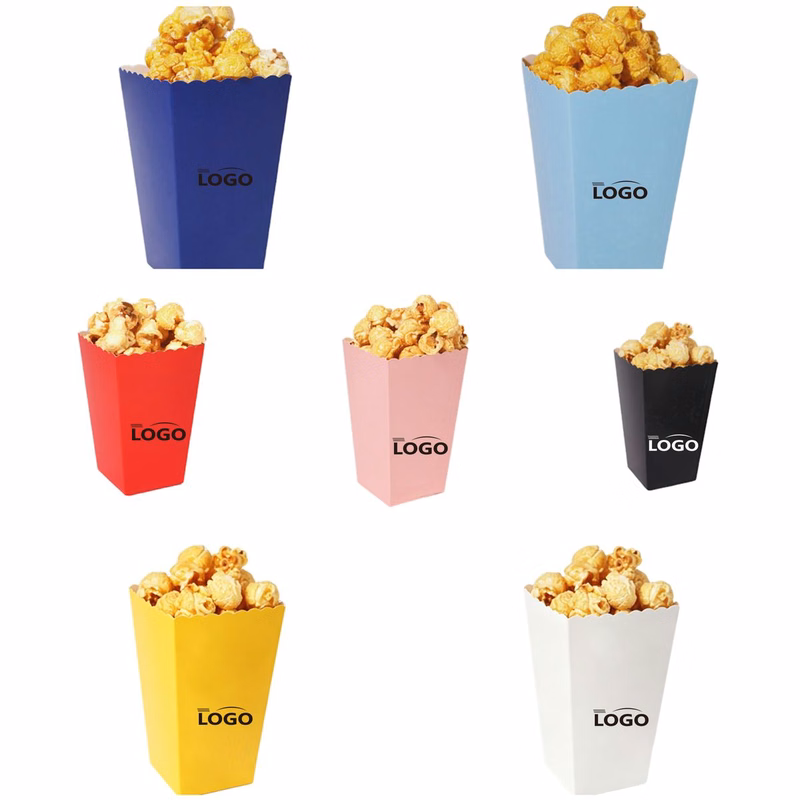 MOQ 10 Solid Color Popcorn Box