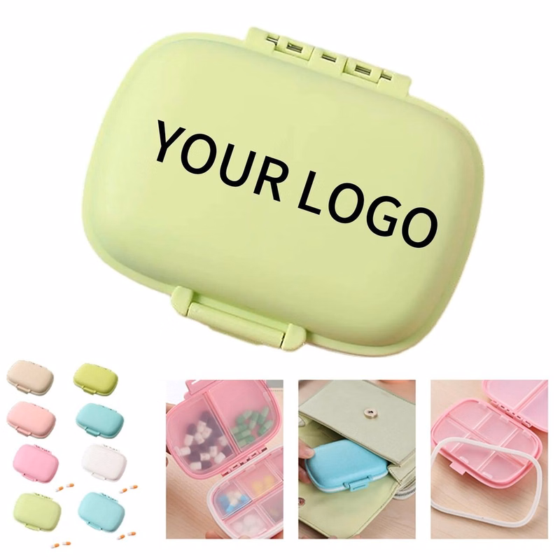 Travel Pill Case with Multi-Section Storage