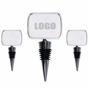 Stylish Round Angle Rectangle Design Wine Bottle Stopper