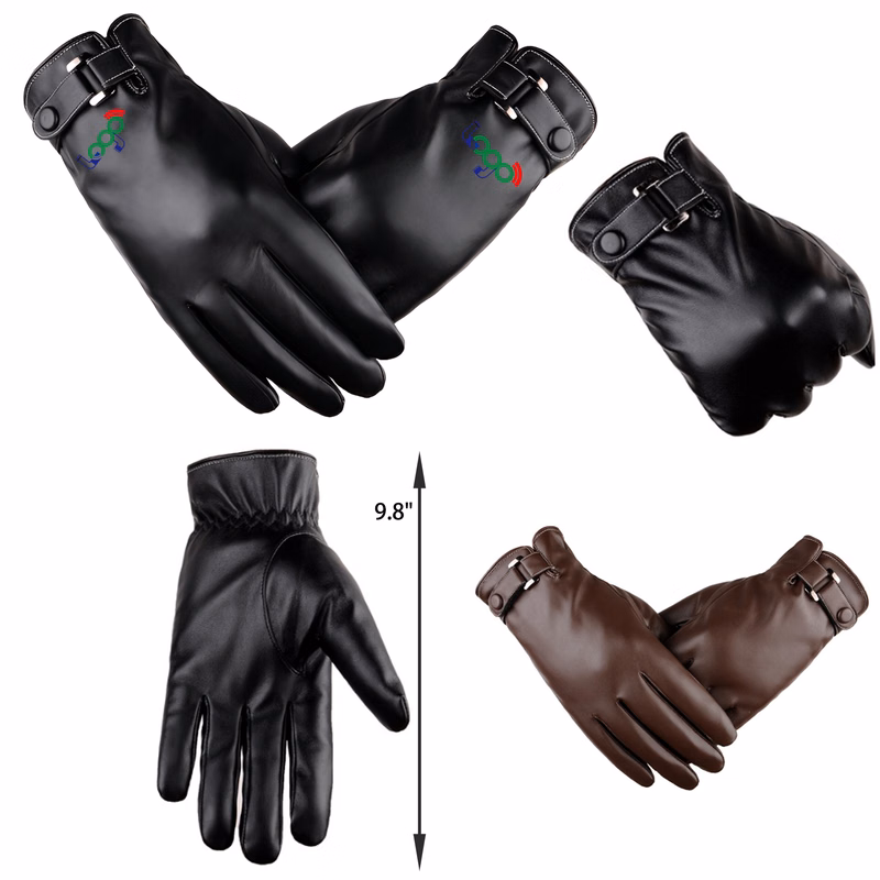 Classic Winter Thermal Leather Gloves