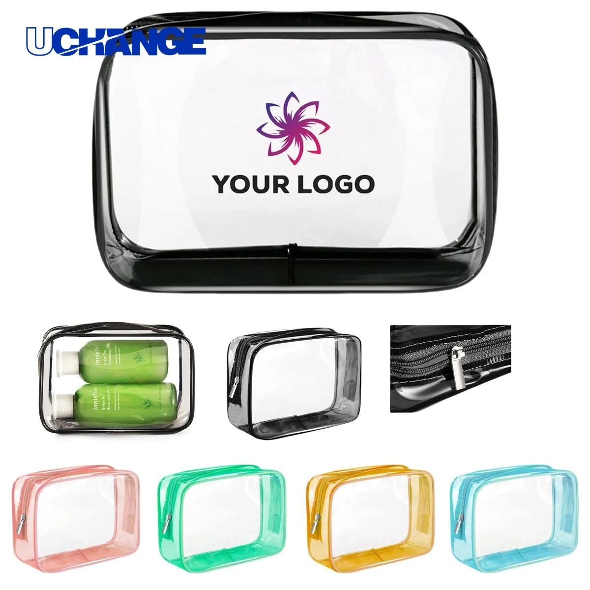 Clear Toiletries Travel Kit Bag Organizer 1
