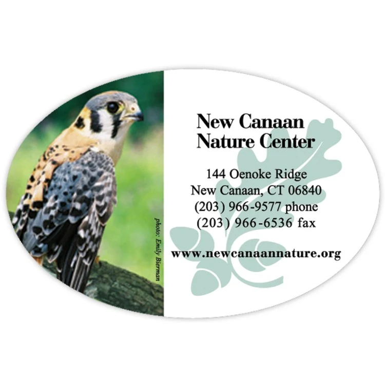 Vinyl Label (3"x2") Oval 1