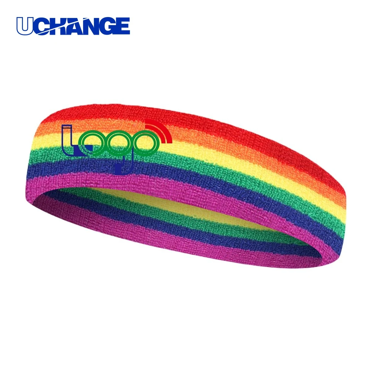 Rainbow Sports Headband 1