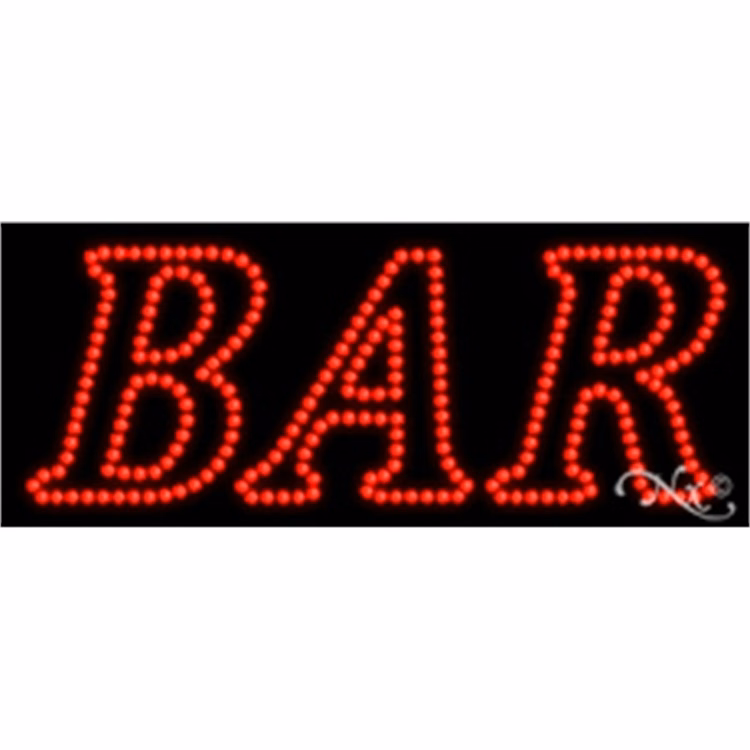 Bar LED Sign