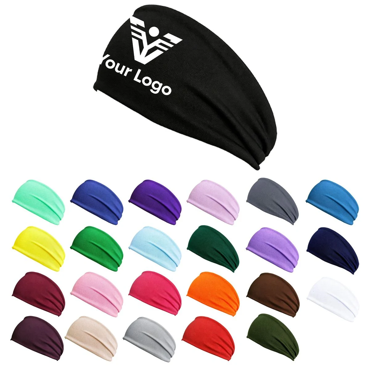 Elastic Sweat Absorbent Sports Headband 1