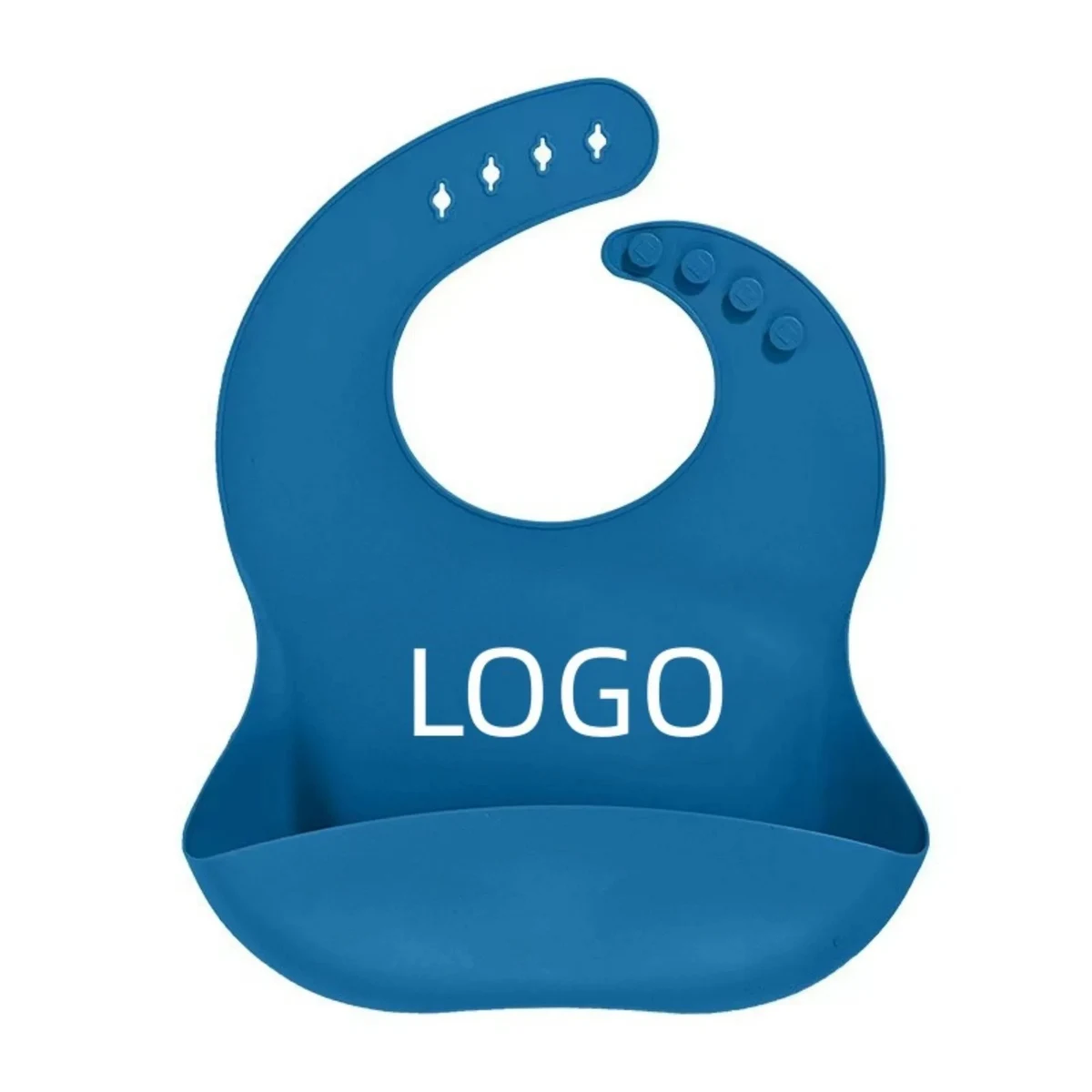 Pocket Silicone Baby Bib 1