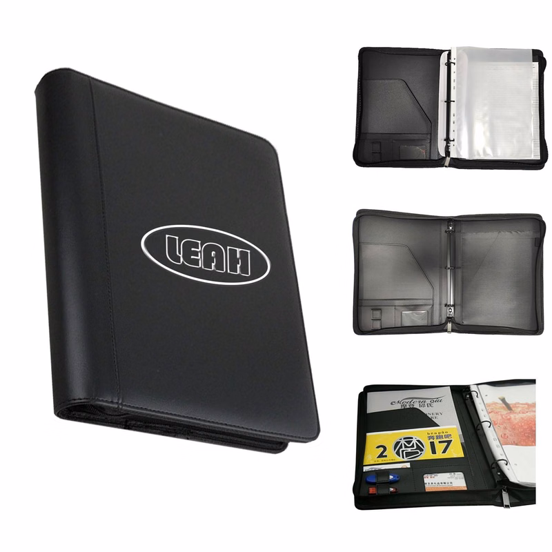 Detachable leather folder