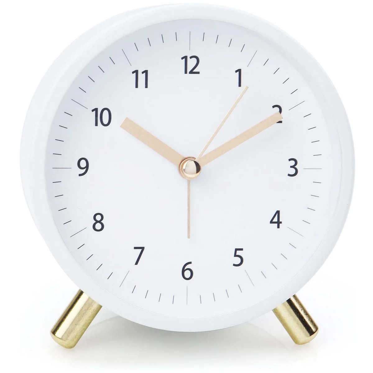 4.5" Bedside Analog Alarm Clock 1
