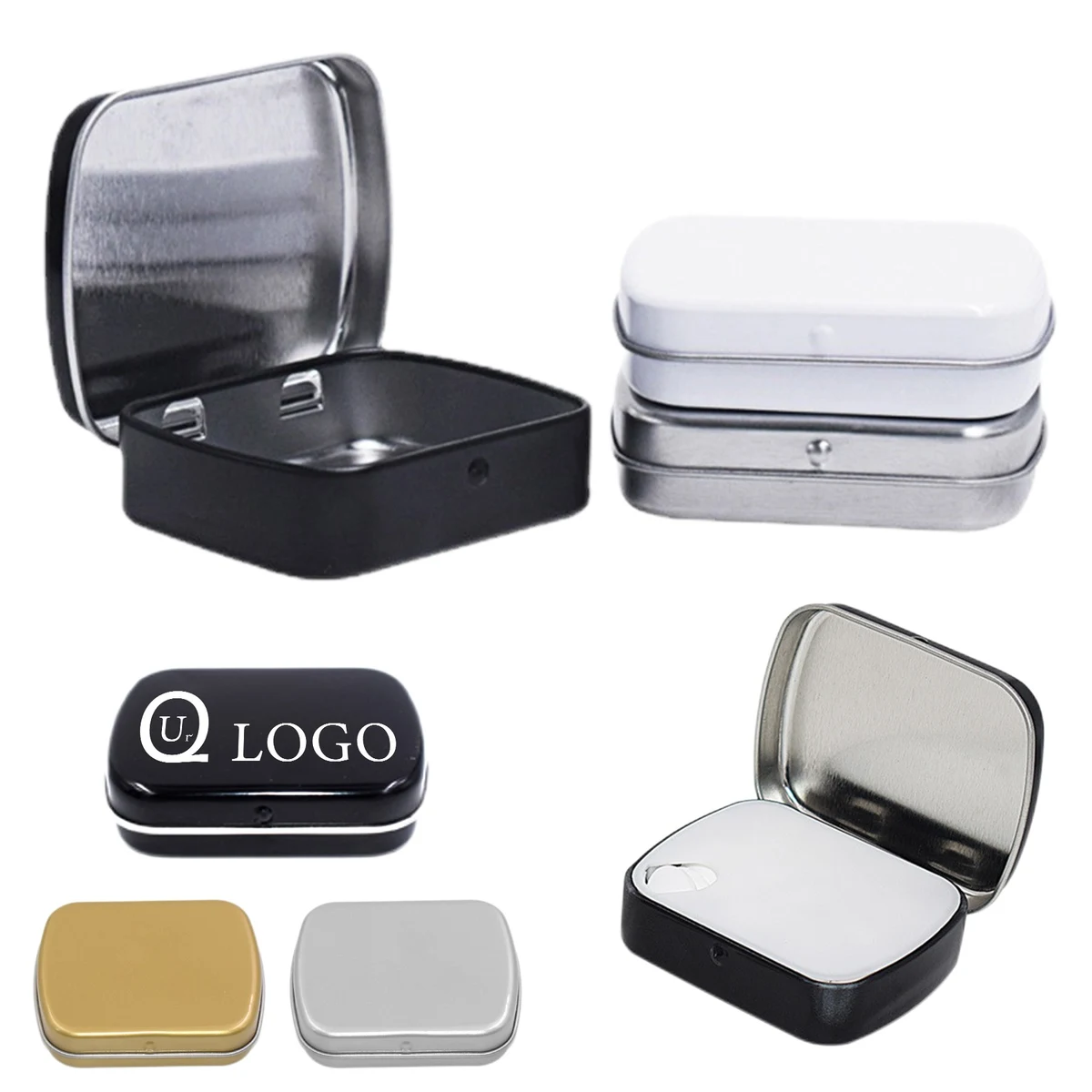 Flip-Top Mini Tin Box 1
