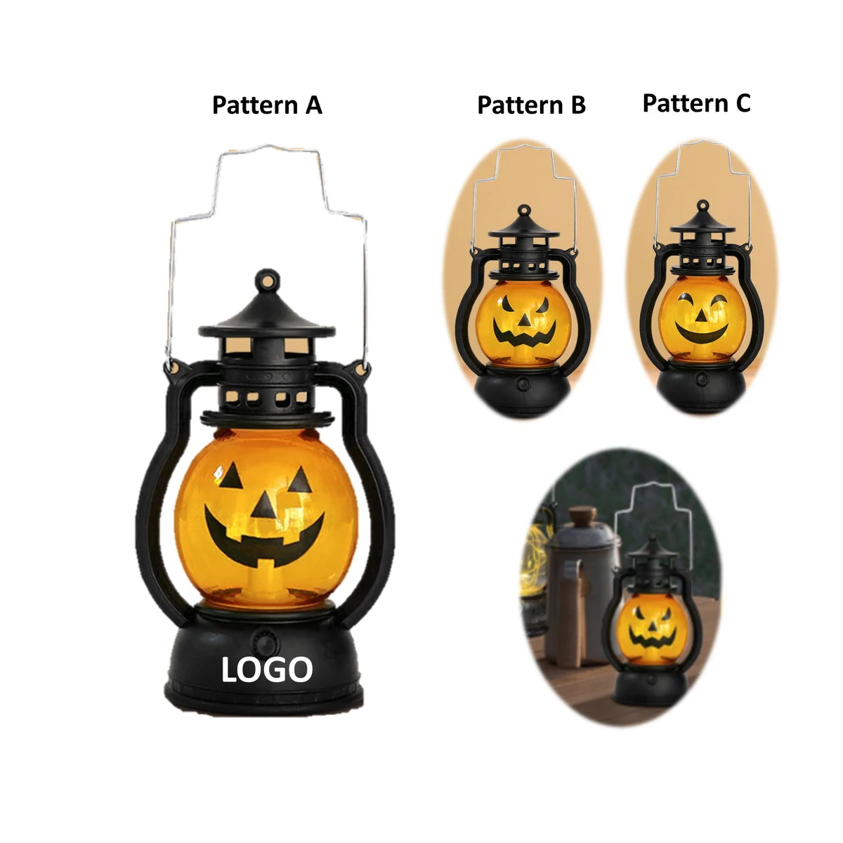 Portable Halloween Led Pumpkin Lantern 1