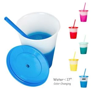 Handy 16oz Clear Plastic Color Changing Cup 1