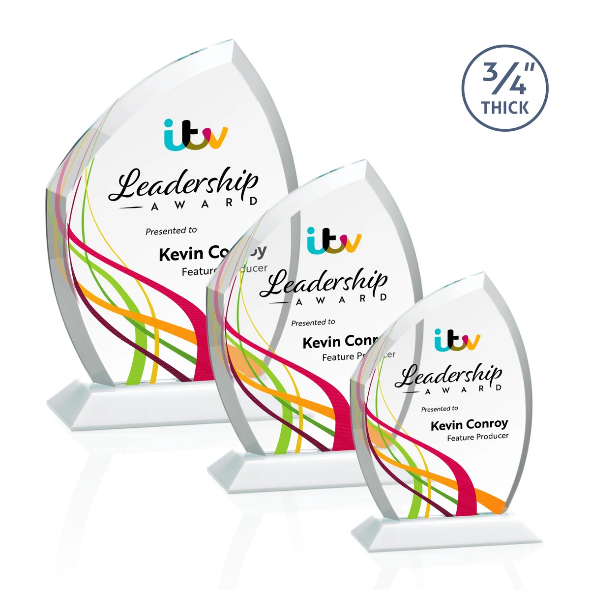 Daltry VividPrint™ Award - White 1