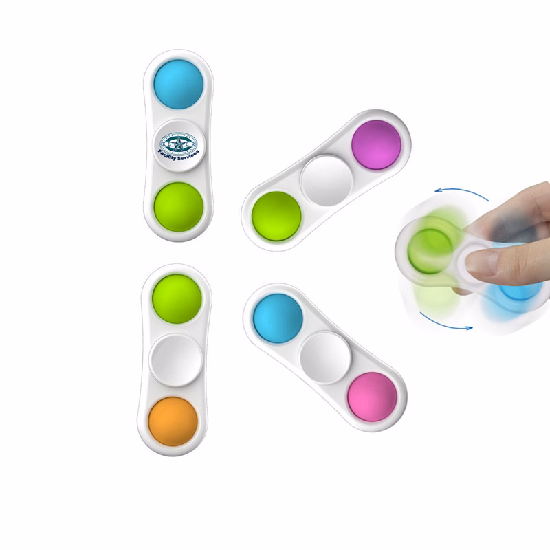 Silicone Push-Pop Bubble Fidget Sensory Spinner