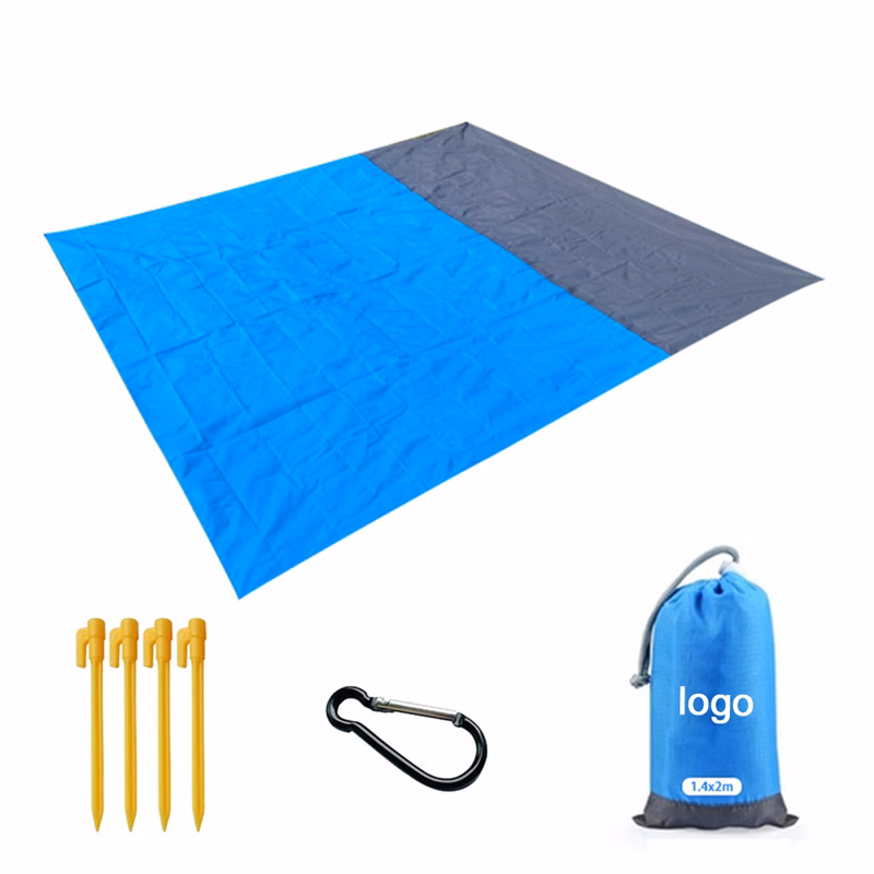 Portable Dual-Sided Beach Mat with Sand-Free Design