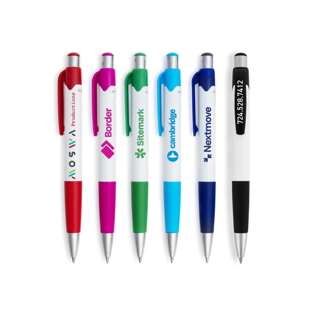 Maddie Gel Click Pen w/ Recycled Plastic 1