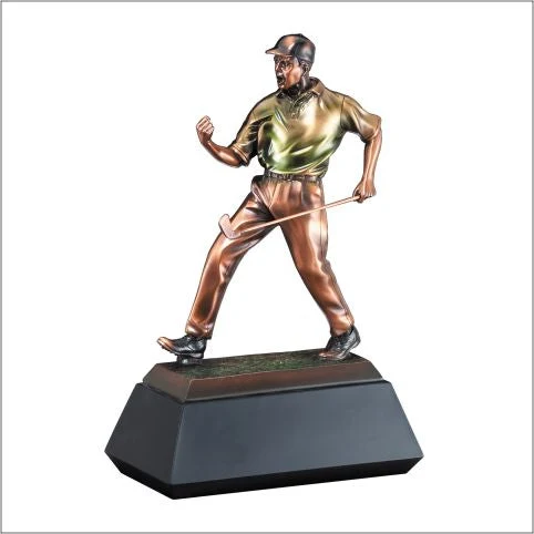 Fist Pump Golfer Resin 1