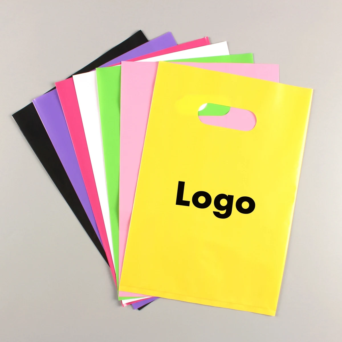Handle Custom Shopping Plastic Bag 1
