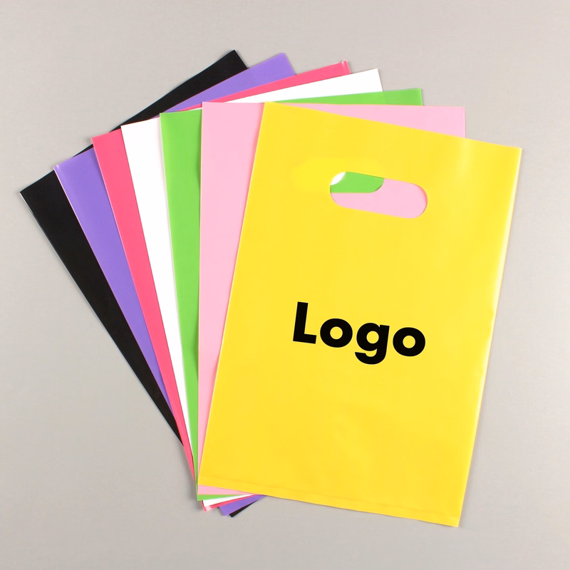 Handle Custom Shopping Plastic Bag