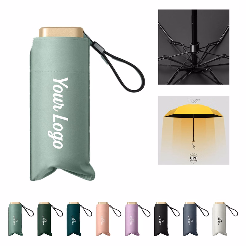 Compact Mini Umbrella with Wrist Strap