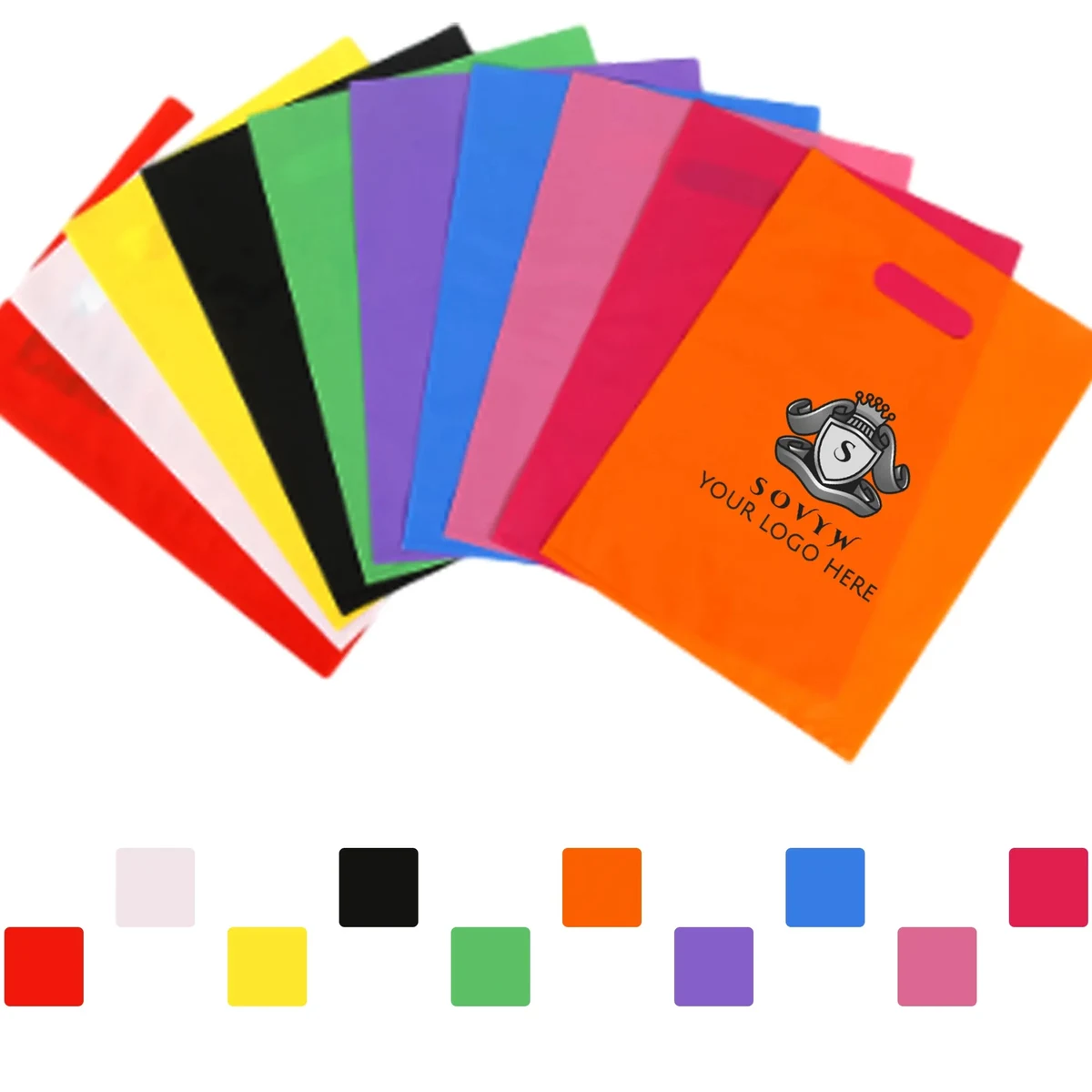 Die-Cut Folded Reinforced Plastic Bag 1
