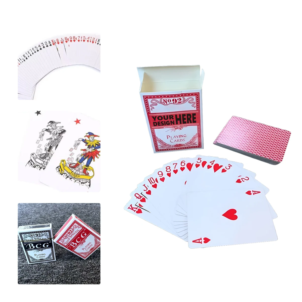 MOQ 50 BCG Club Special Poker Playing Cards Set 1