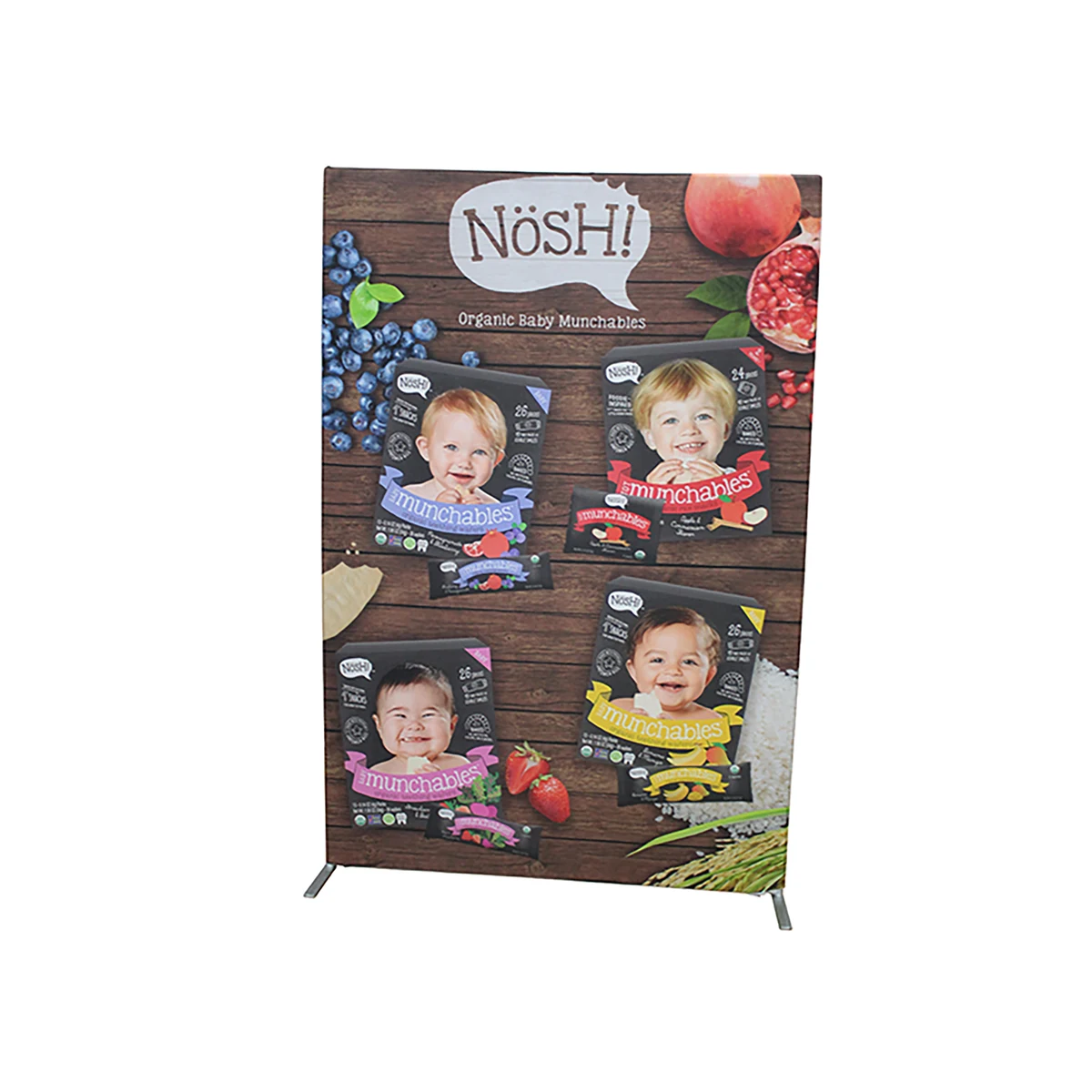 Slipcover Tension Fabric Banner Stand 36" wide 1