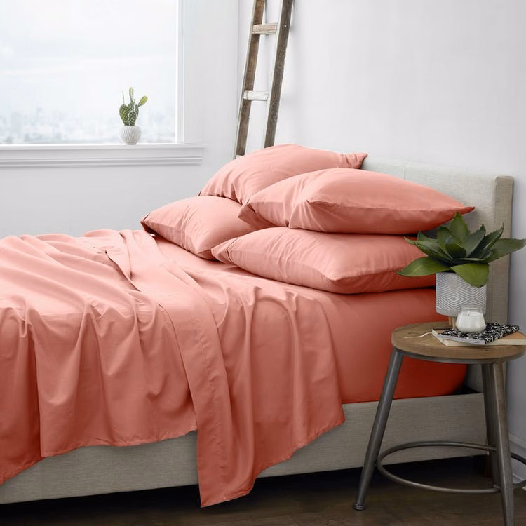 Twin XL Bed Sheet Sets - Clay 4 Piece Ultra Soft