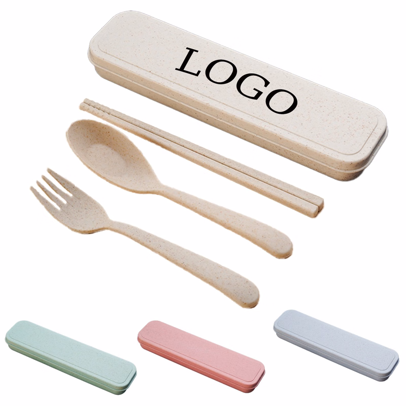 Wheat Straw Forks, Spoons and Chopsticks Plastic Cutlery