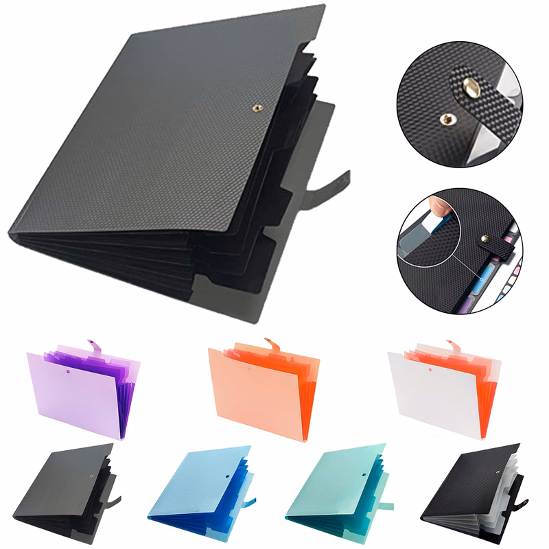Portable accordion folder