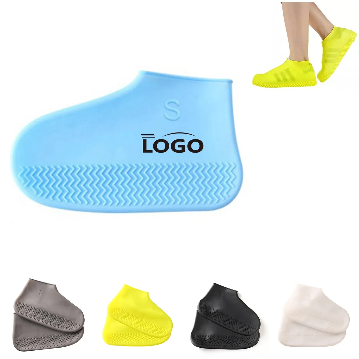 Silicone Waterproof Shoe Covers MOQ 10pairs 1