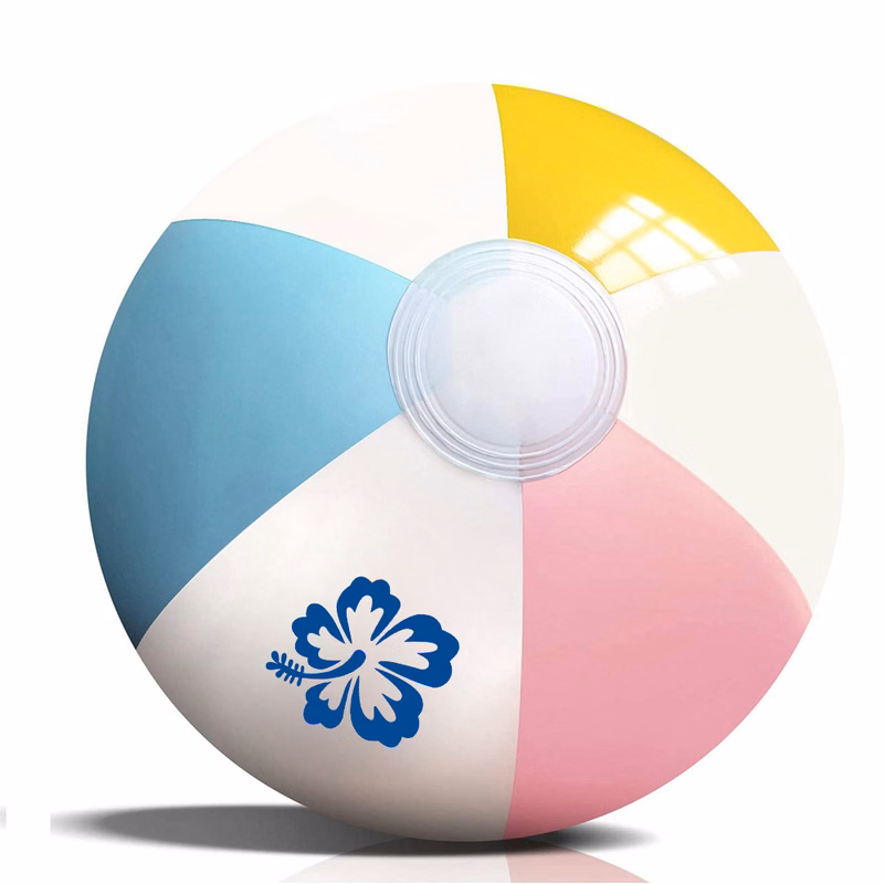 16" Rainbow Colored Inflatable Beach Balls