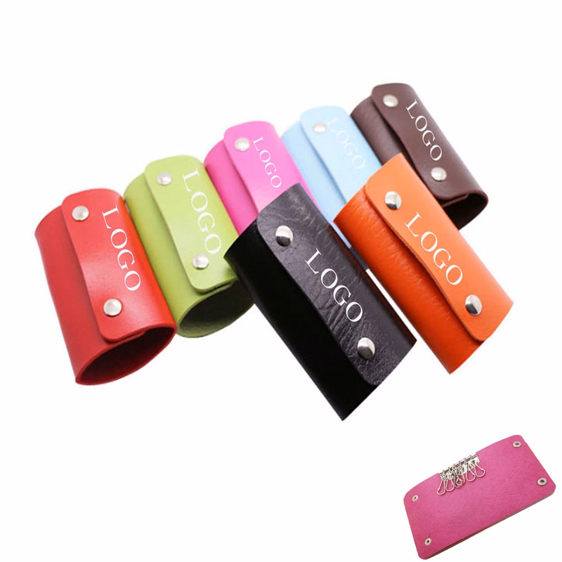 Slim Compact PU Key Holder Wallet Pouch holder