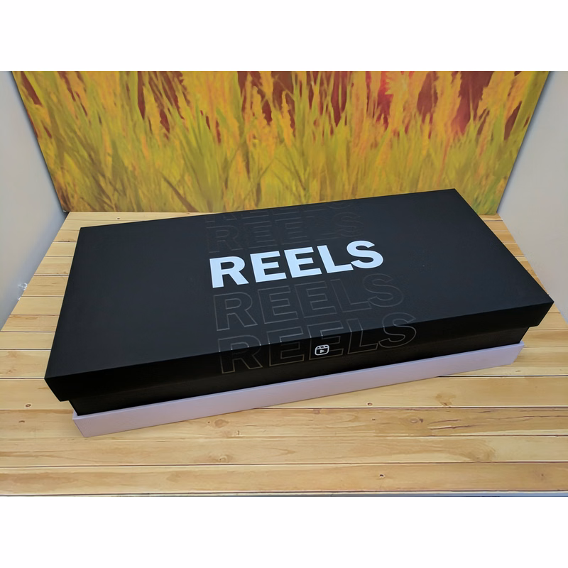 Custom Printed Full Color 2-Piece Soft Touch Luxury Gift Box - 7x7x2