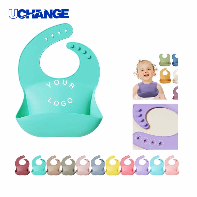 Adjustable Silicone Baby Bib for Feeding Time