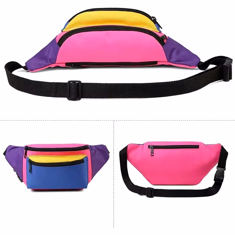 Neon Waist Fanny Pack For 80S Costumes