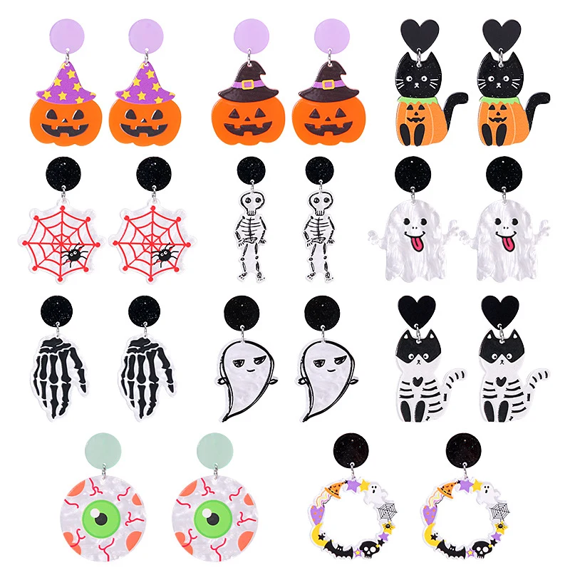 Halloween Dangle Earrings 1