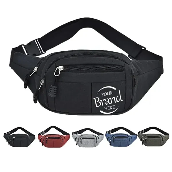 Custom Waterproof Waist Messenger Bag with Modular Compartments — Urban Outdoor Pack 1