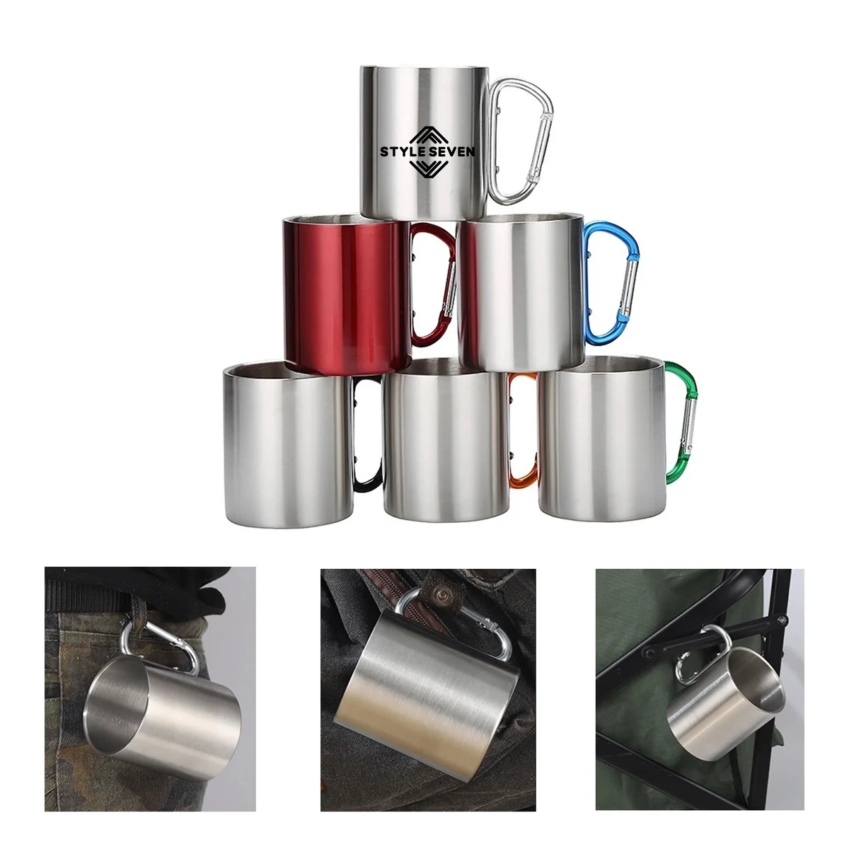 Camping Stainless Steel Hook Cup 1
