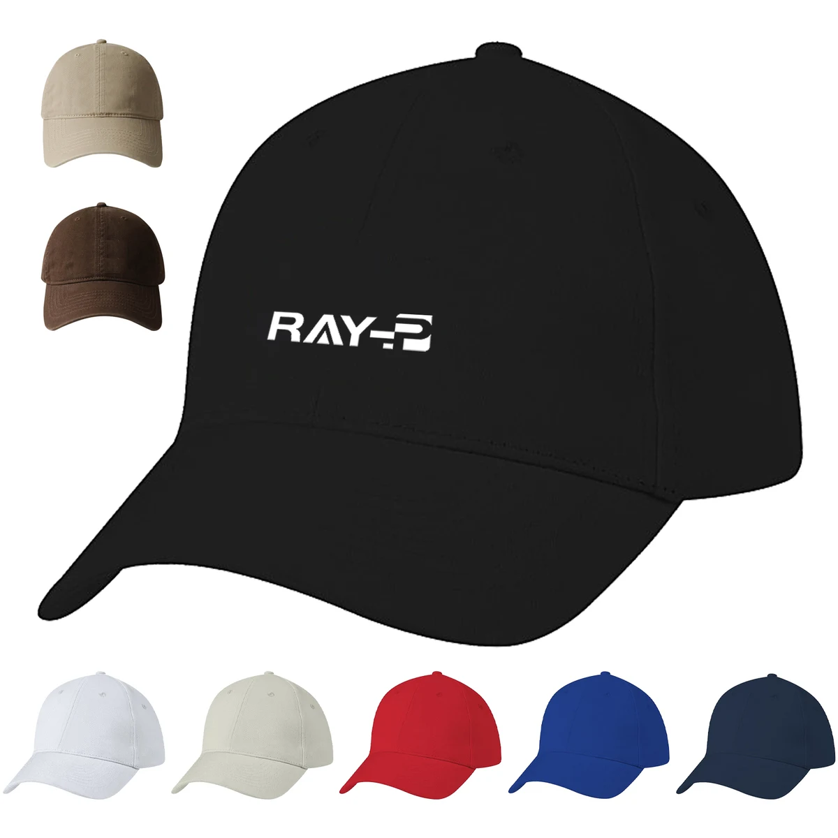 Brushed-Cotton 6-Panel Cap - Embroidered 1