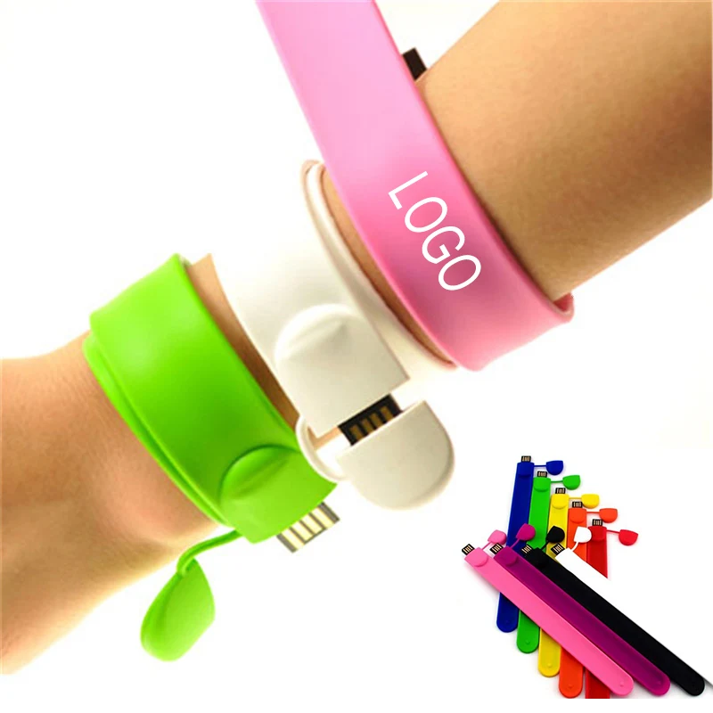 4 GB Silicone Slap On Wristband USB Flash Drive 1