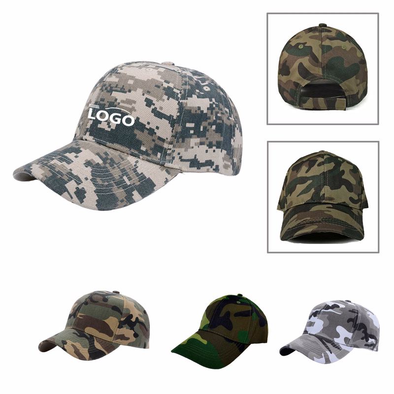 MOQ30 Summer Camp Camo Military Style Baseball Cap