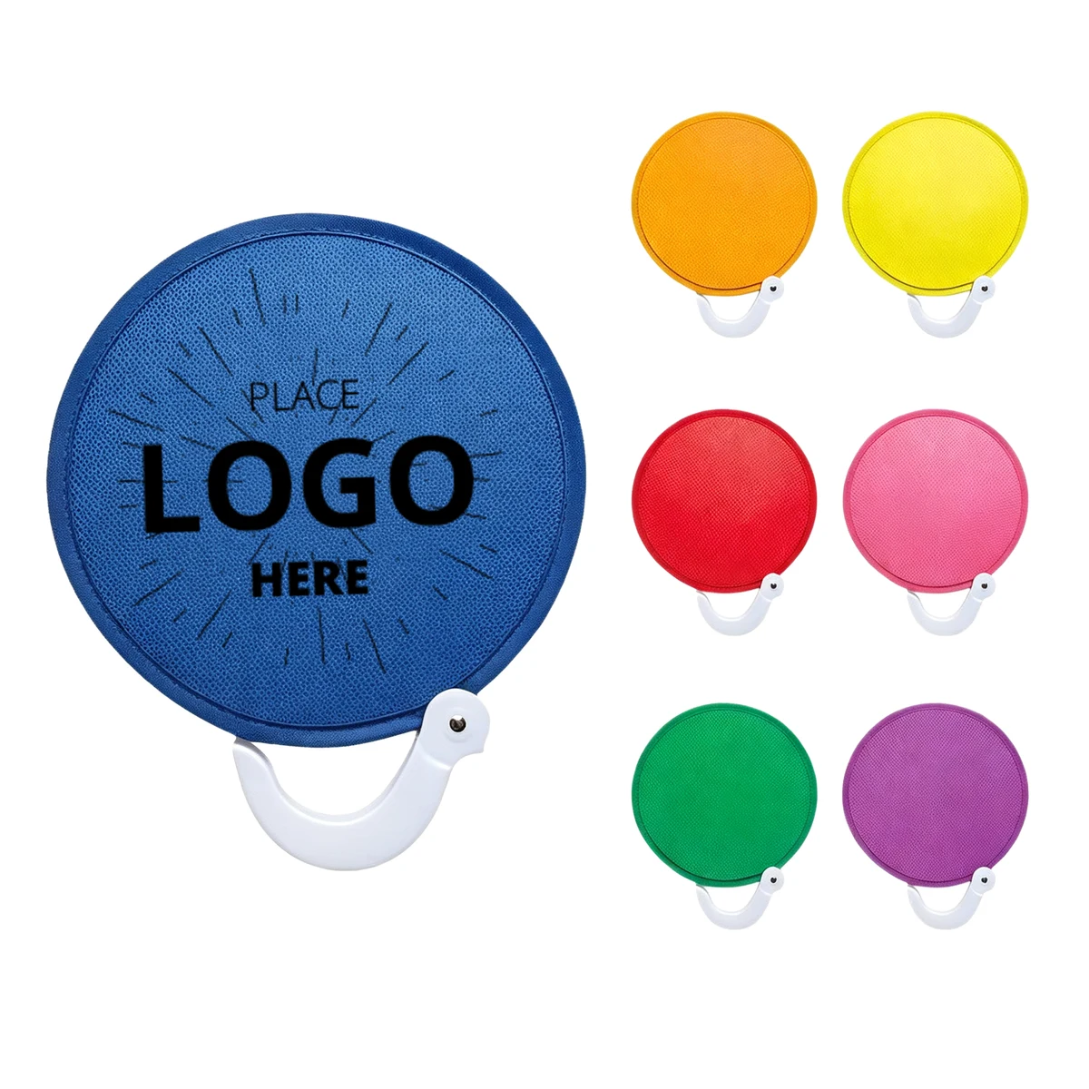 Durable Polyester Folding Hand Fan Disc 1