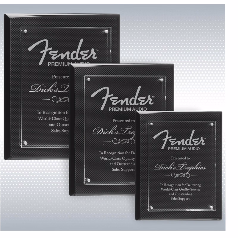 Carbon Fiber Piano Finish Plaque Acrylic Floating Plate