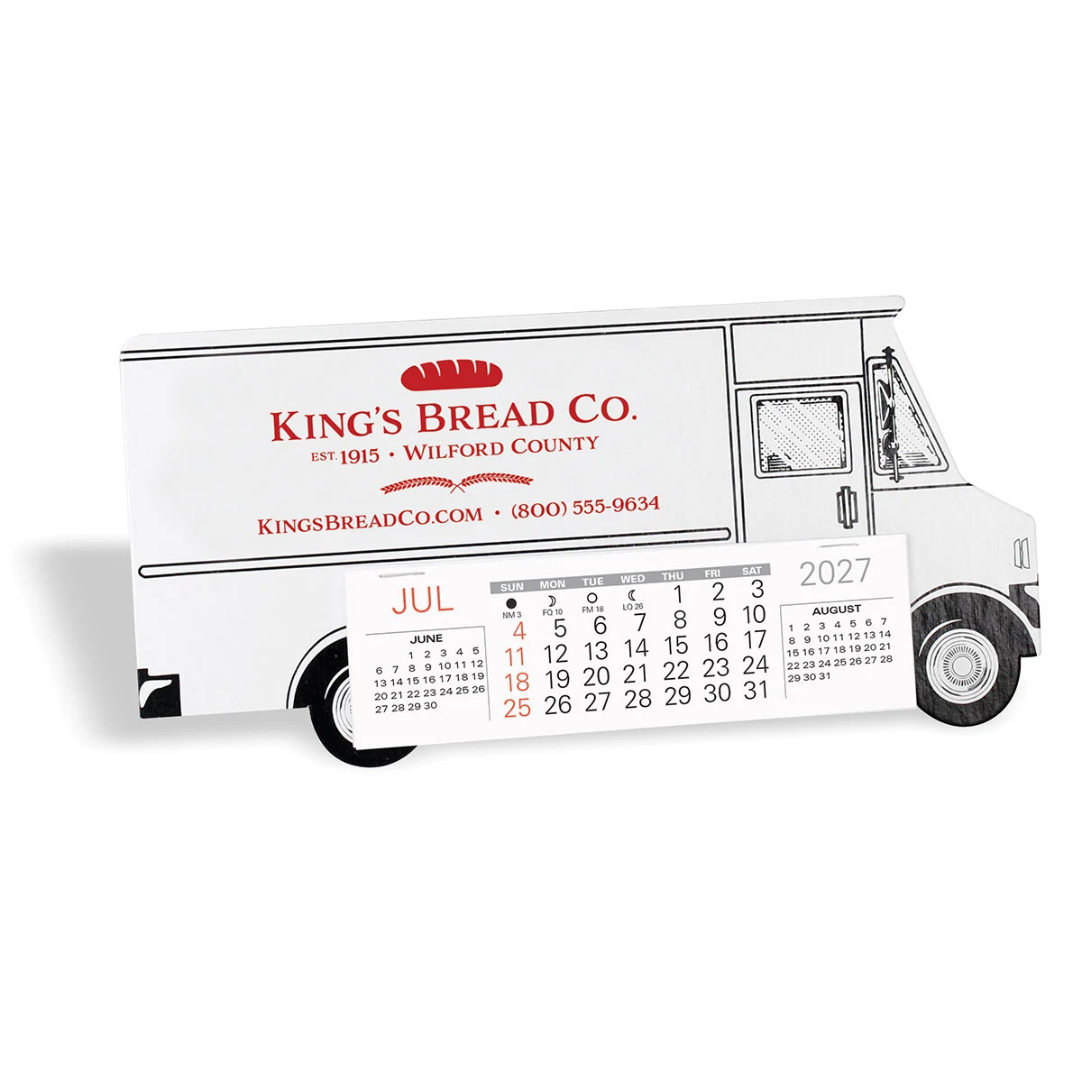 Box Van Desk Calendar 1